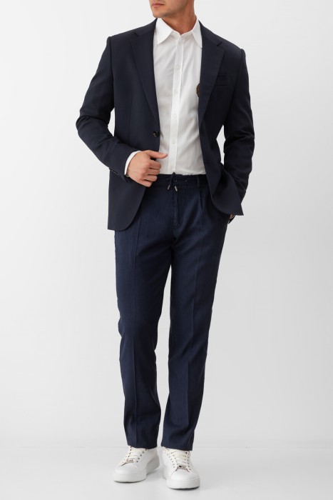 пиджак  из шерсти спереди