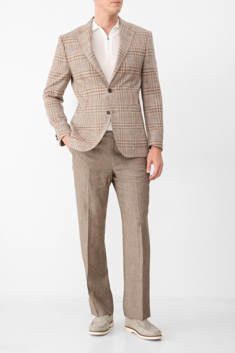 пиджак  из хлопка спереди