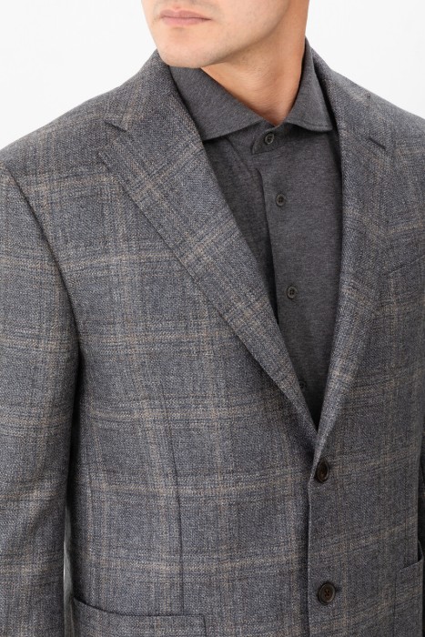 пиджак  из италии вид сбоку