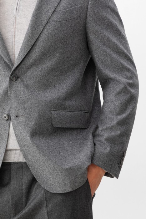 пиджак  из шерсти спереди