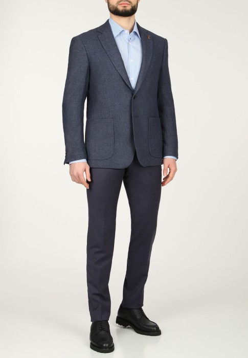 пиджак  из италии вид сбоку