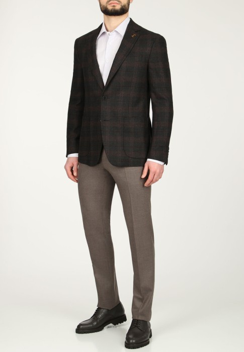 пиджак  из италии вид сбоку