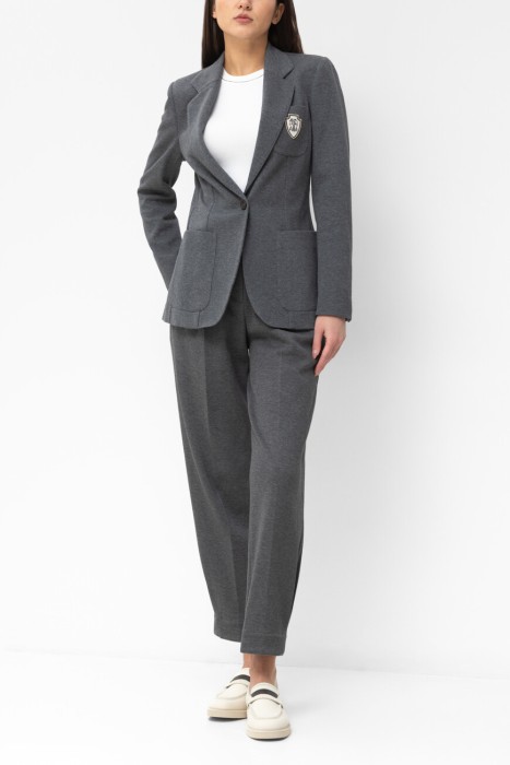 пиджак  из хлопка спереди