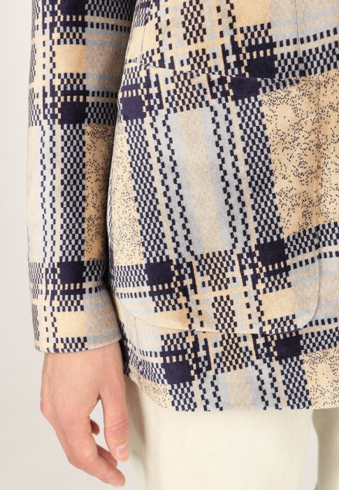 пиджак  для взрослого возраста с изнаночной стороны