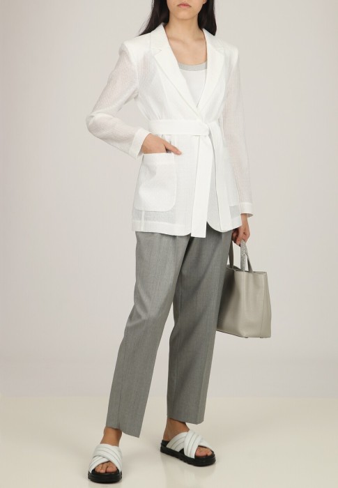 пиджак  из италии вид сбоку