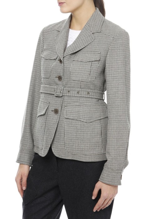 пиджак  из италии вид сбоку