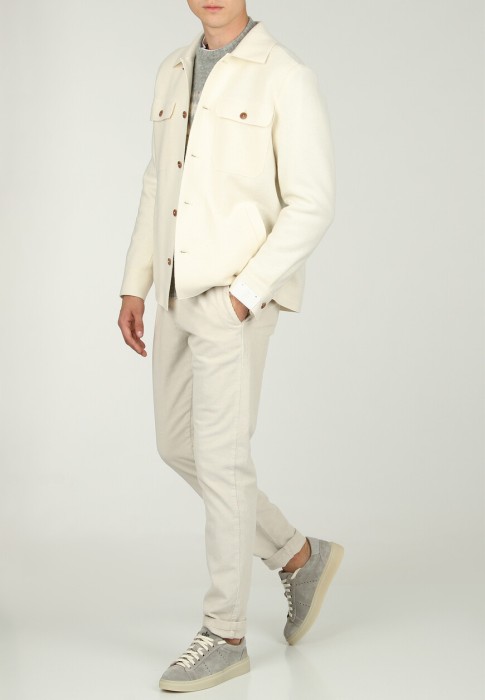 пиджак  из италии вид сбоку