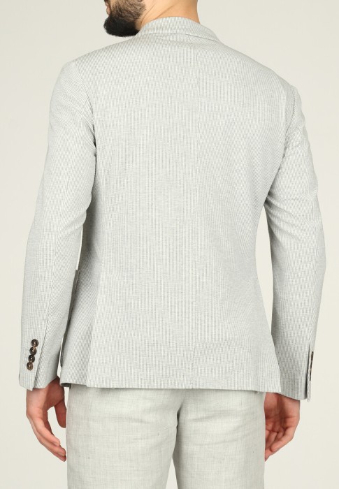 пиджак  из италии вид сбоку