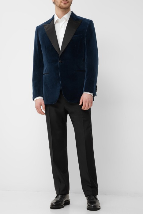 пиджак  из хлопка спереди