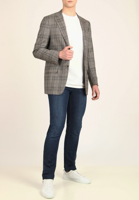 пиджак  от бренда isaia вид слева