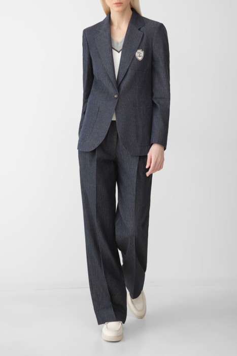 Товар синего цвета с внутренней стороны