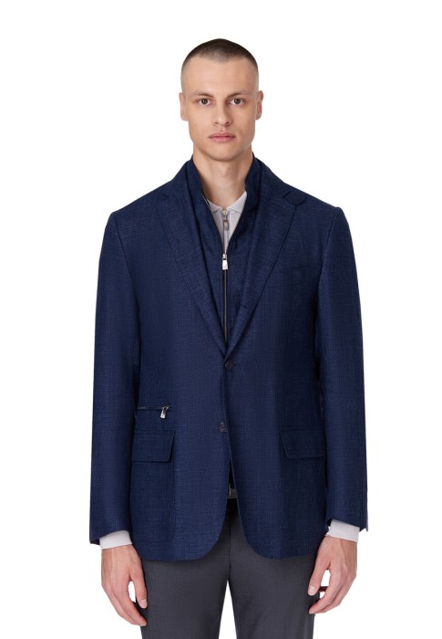 пиджак  из италии вид сбоку