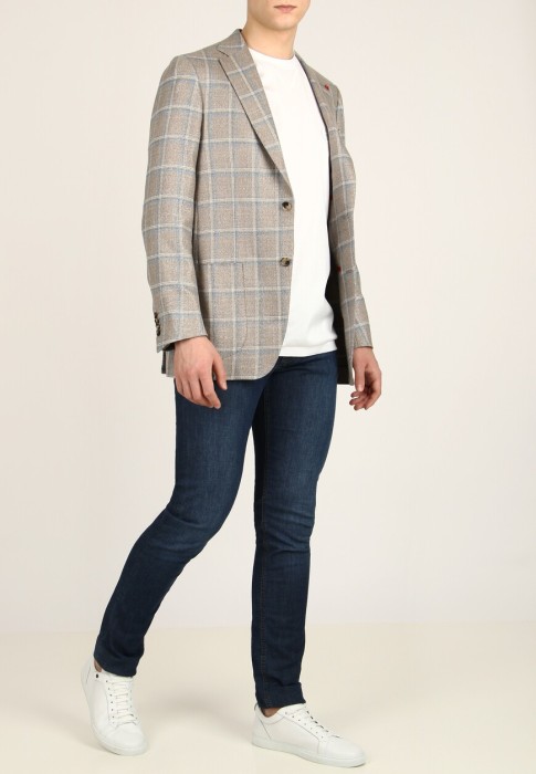 пиджак  из италии вид сбоку