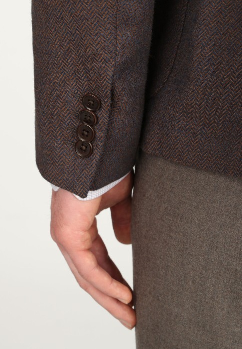 пиджак  для взрослого возраста с изнаночной стороны