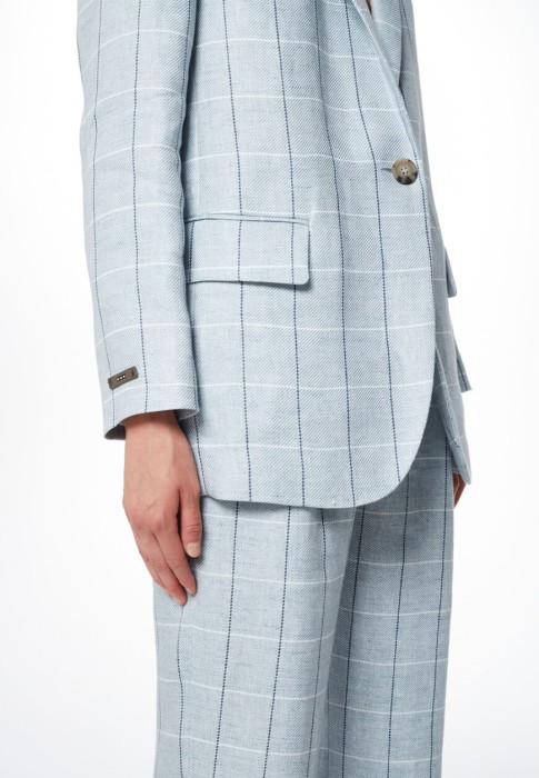 пиджак  из италии вид сбоку