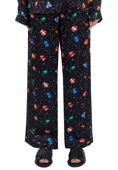 пижама  для взрослого возраста с изнаночной стороны