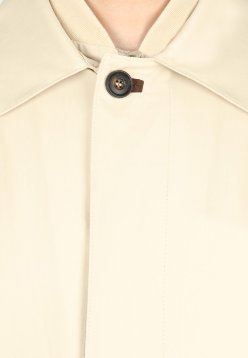 плащ  из проверенных материалов спереди