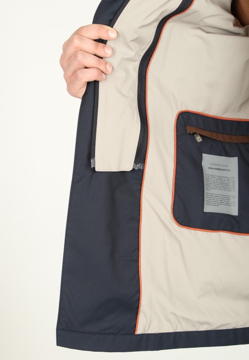 плащ  универсального стиля с лицевой стороны