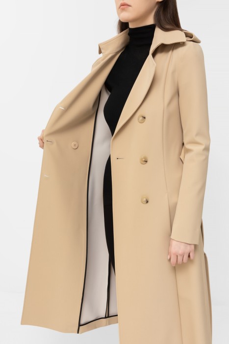 плащ  из полиэстера спереди