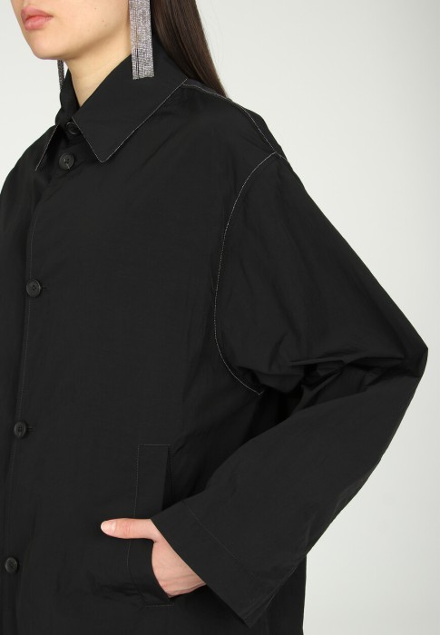 плащ  из италии вид сбоку