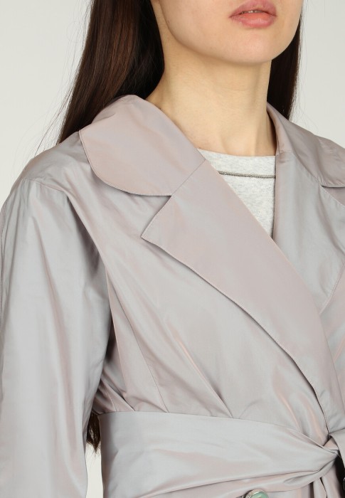 плащ  из проверенных материалов спереди