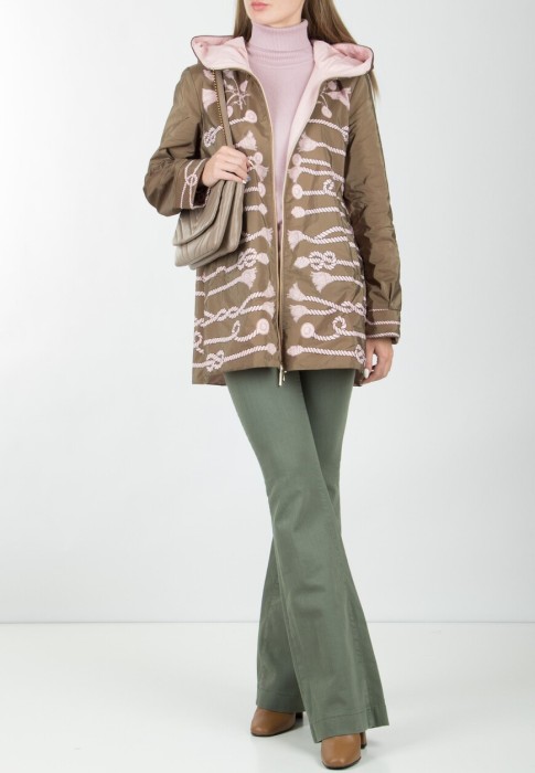 плащ  из проверенных материалов спереди