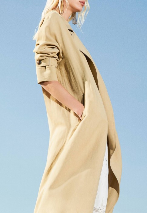 плащ  из италии вид сбоку