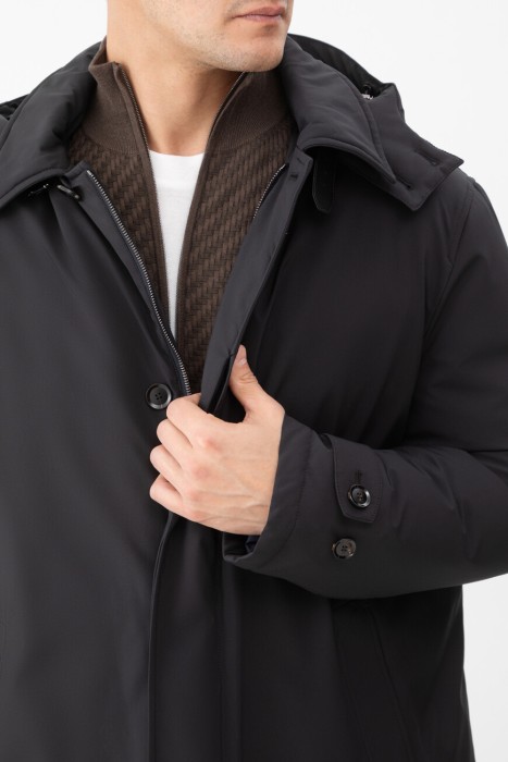 плащ  из италии вид сбоку