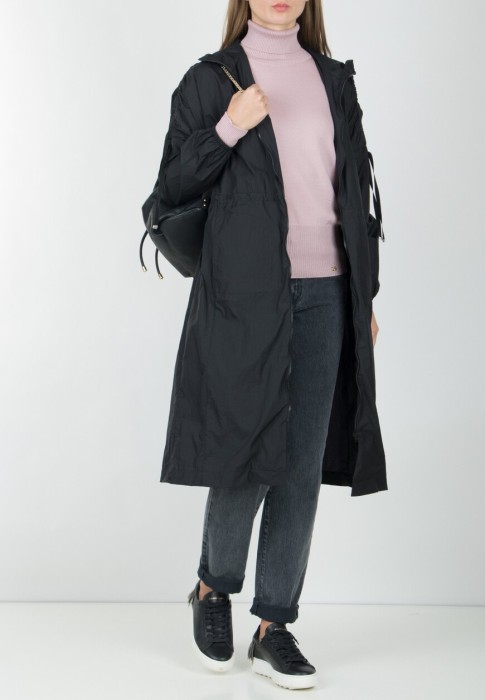 плащ  из франции вид сбоку