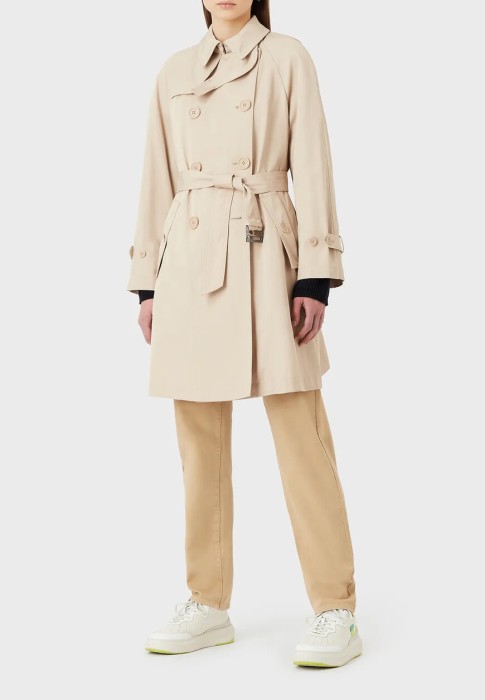 плащ  от бренда emporio armani вид слева