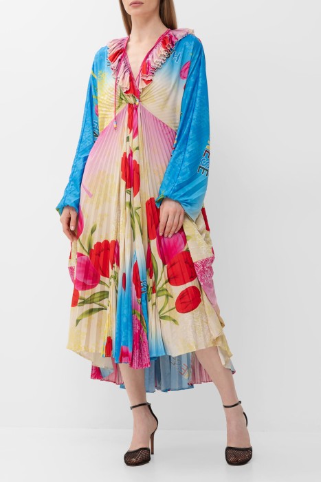 платье  цветной из проверенных материалов спереди