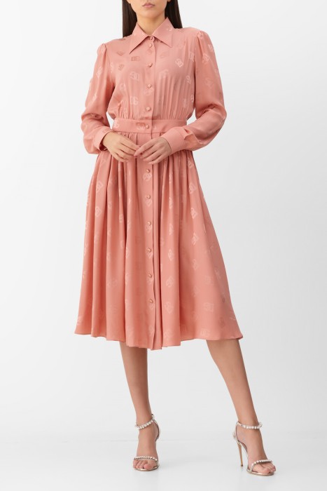 платье dolce&gabbana модель из коллекции dna из шелка спереди