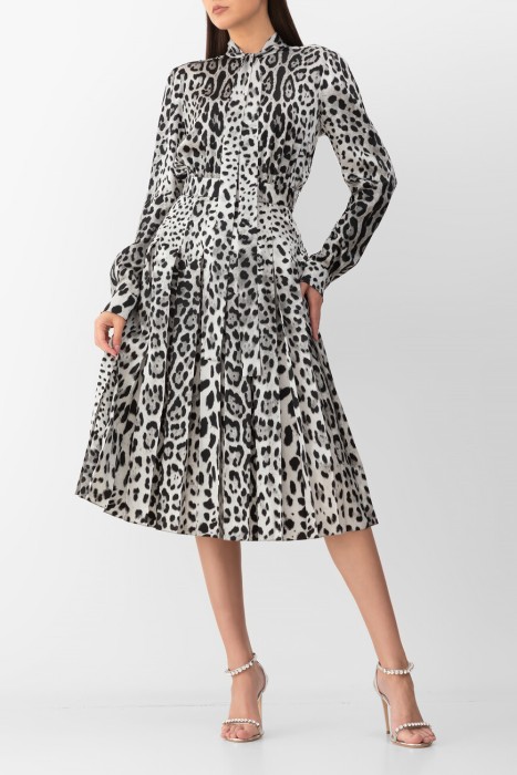 платье dolce&gabbana модель из коллекции everyday из шелка спереди