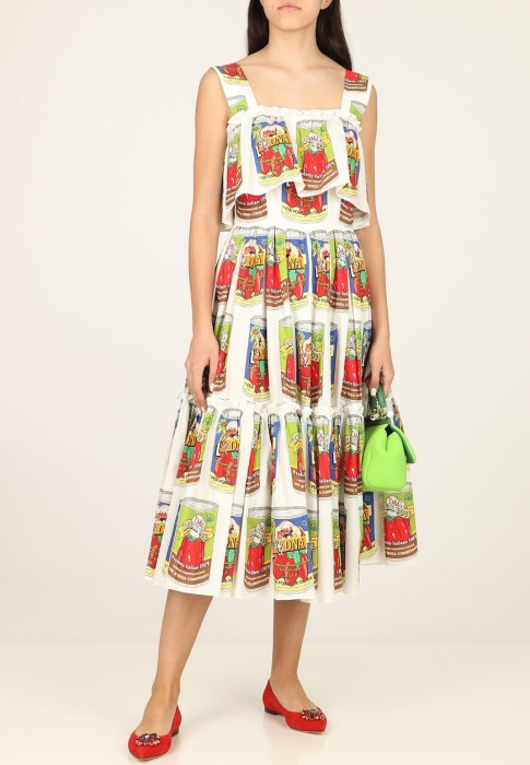 платье dolce&gabbana из италии вид сбоку