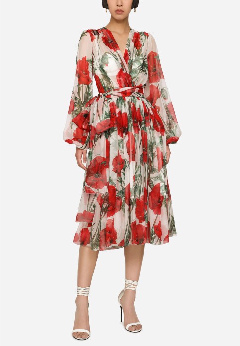 платье dolce&gabbana из италии вид сбоку