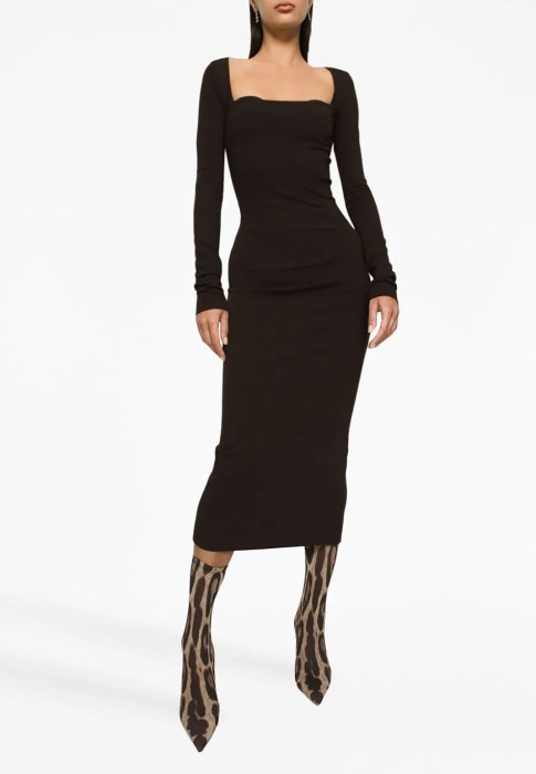 платье dolce&gabbana из италии вид сбоку