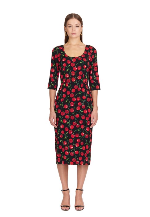 платье dolce&gabbana из проверенных материалов спереди