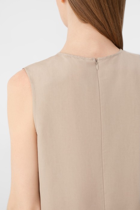 платье maxmara из льна спереди