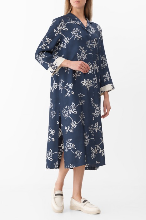 платье maxmara из шелка спереди