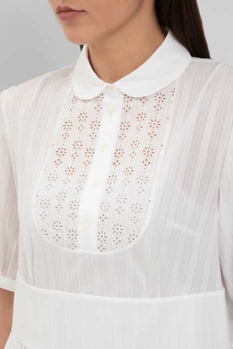 платье  модель babydoll из франции вид сбоку