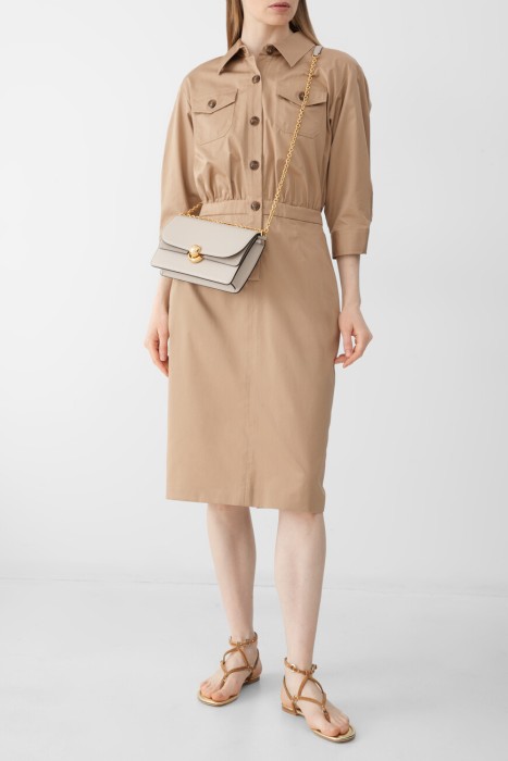 платье  модель palleggio из хлопка спереди