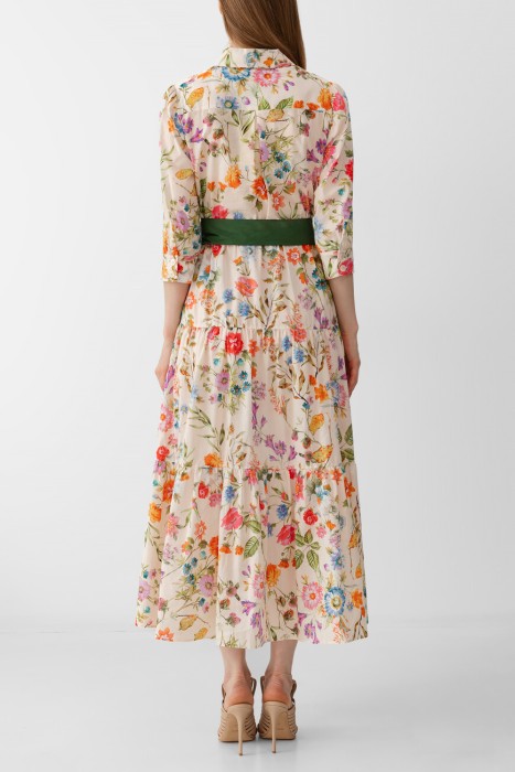 платье  модель palmo от бренда luisa spagnoli вид слева