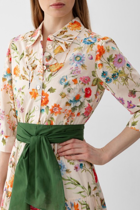 платье  модель palmo из италии вид сбоку