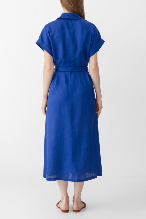 платье  модель patrono от бренда luisa spagnoli вид слева