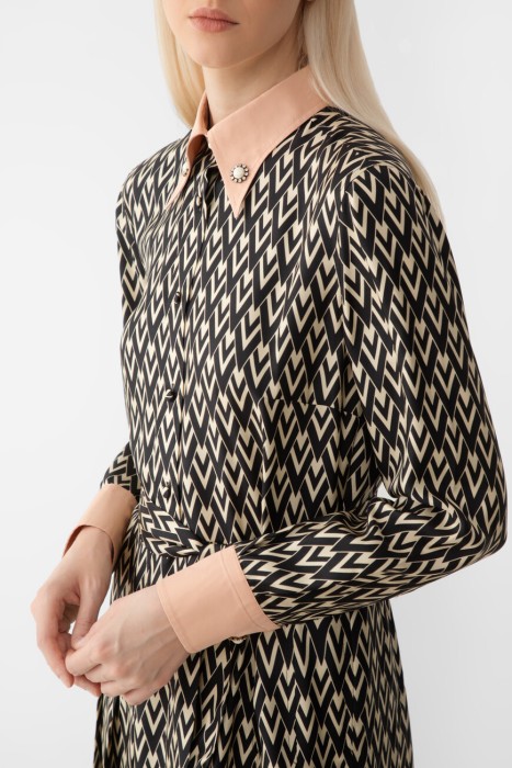 платье  модель toute la v из италии вид сбоку