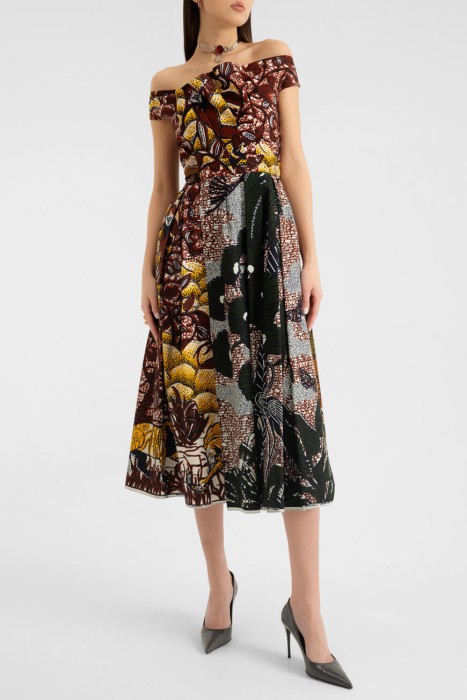 платье  с принтом fauna 011R26ACMIX 9831 фотография