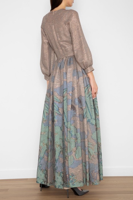 платье  с принтом lion  animals от бренда dior вид слева