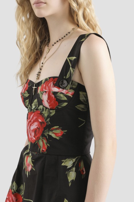 платье-топ  из италии вид сбоку