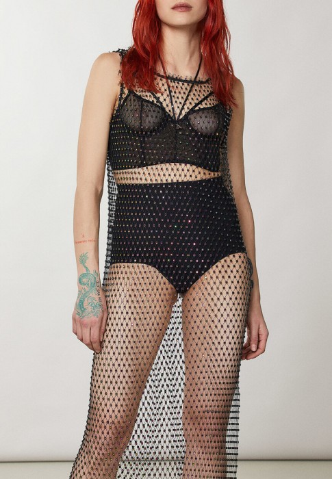 платье  из италии вид сбоку