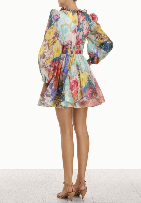 платье  из франции вид сбоку